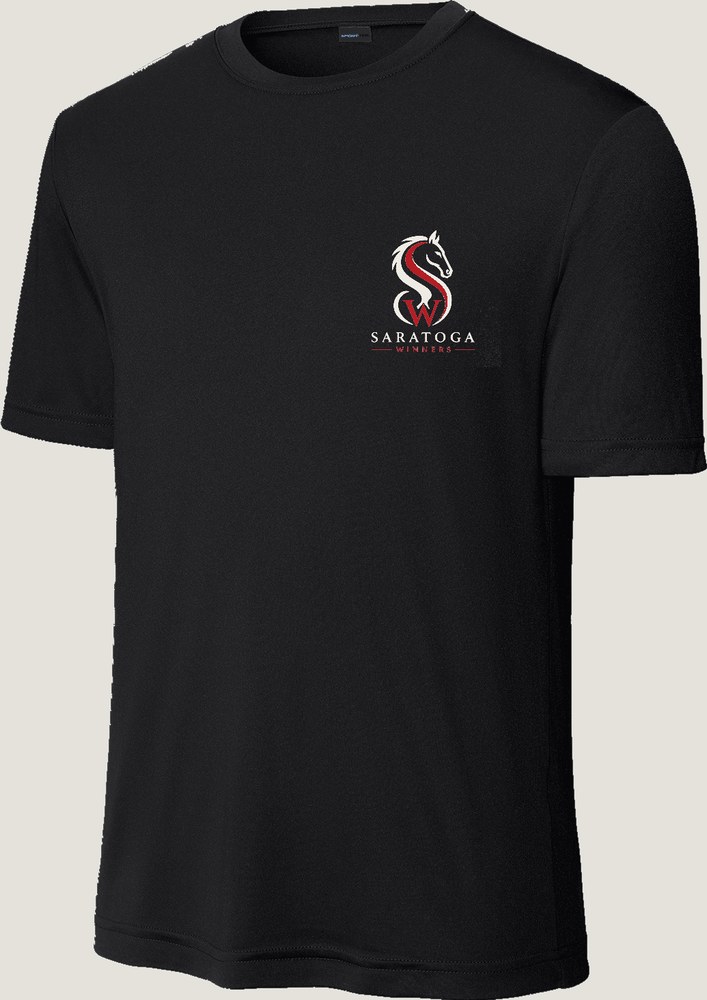 Race Good Performance Tee in black, front